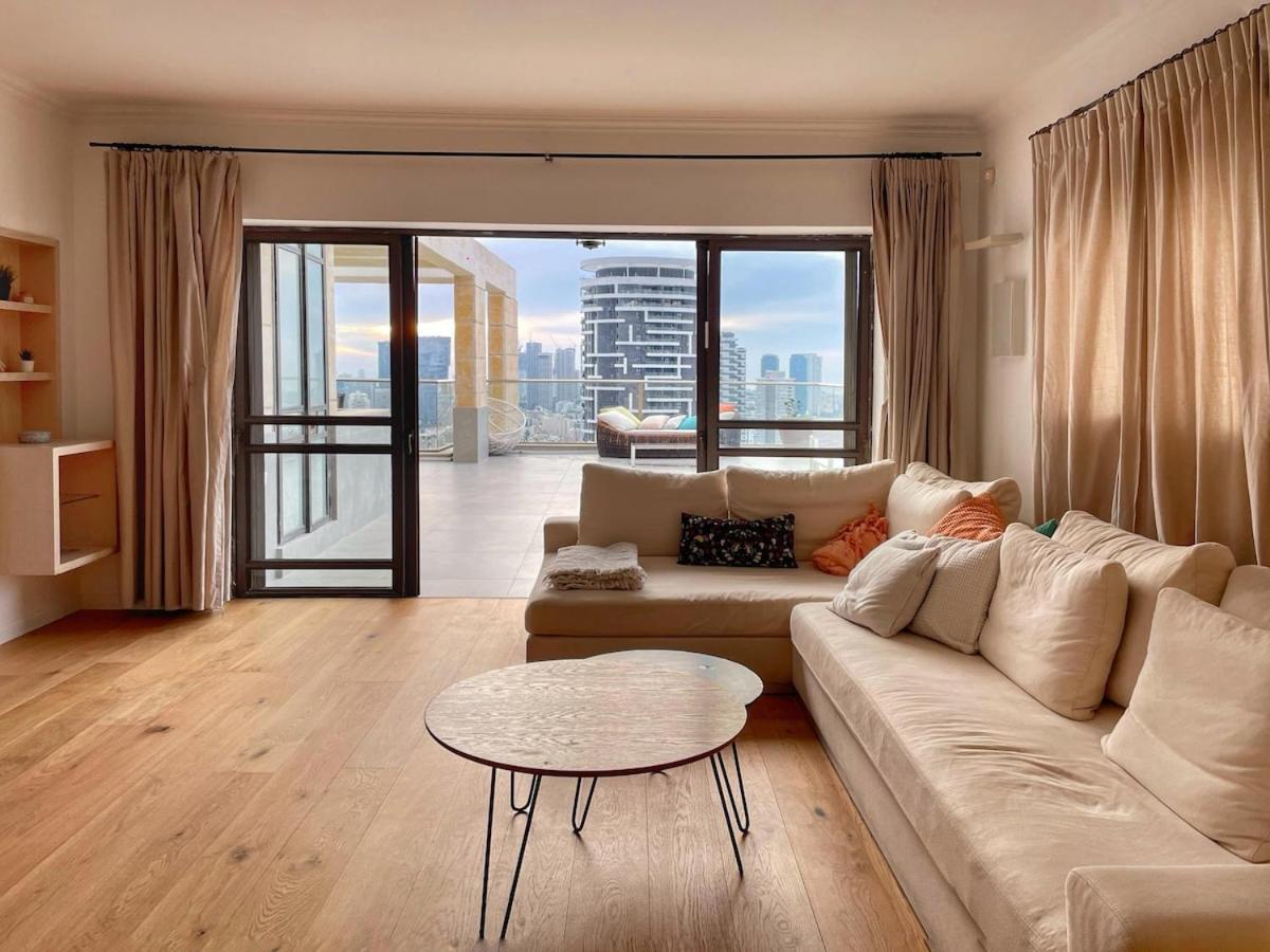 Beautiful Penthouse W/Amazing View, Prime Location Apartman Ramat Gan Kültér fotó